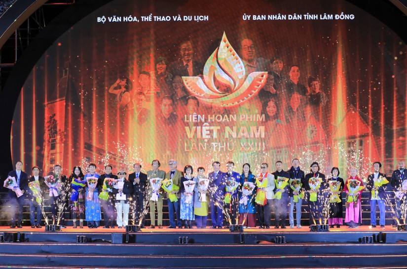 Khai mạc Liên hoan Phim Việt Nam lần thứ 23. Ảnh: Báo Lâm Đồng.