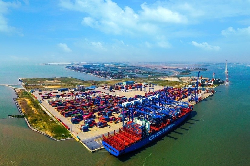 Cảng container quốc tế Tân Cảng Hải Phòng. Ảnh: Haiphong.gov