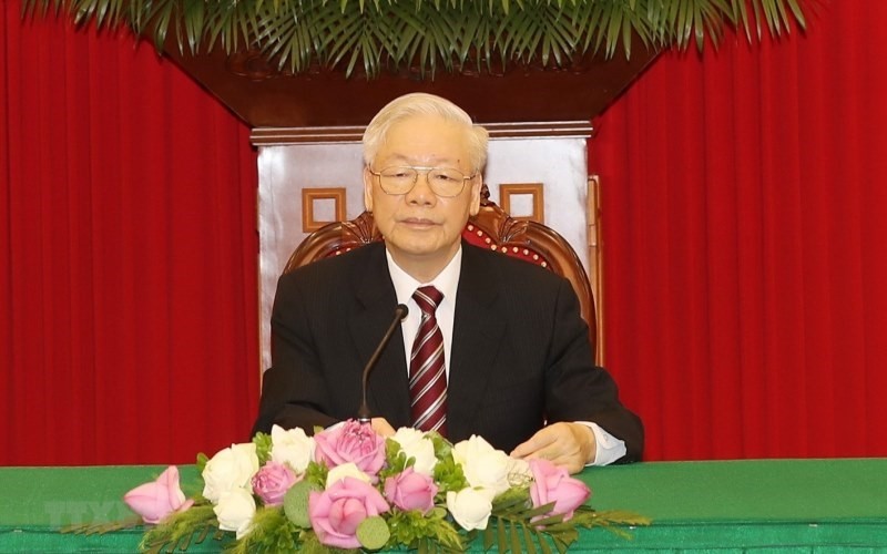 Tổng Bí thư Ban Chấp hành Trung ương Đảng Cộng sản Việt Nam Nguyễn Phú Trọng. Ảnh: VGP.