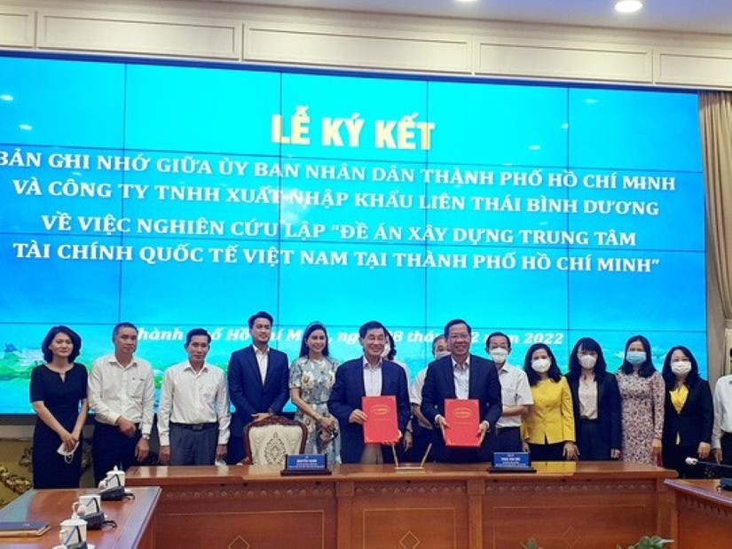 UBND Thành phố Hồ Chí Minh và Tập đoàn IPP ký Biên bản ghi nhớ về việc lập Đề án xây dựng Trung tâm tài chính quốc tế tại TP HCM