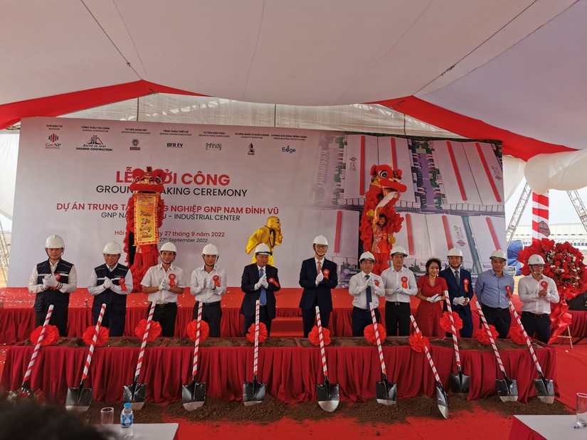 Lễ khởi công dự án Trung tâm công nghiệp GNP Nam Đình Vũ