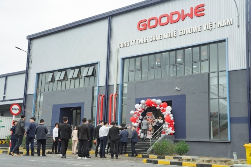 Lễ khai trương nhà máy sản xuất máy biến tần của GoodWe tại Hải Phòng.