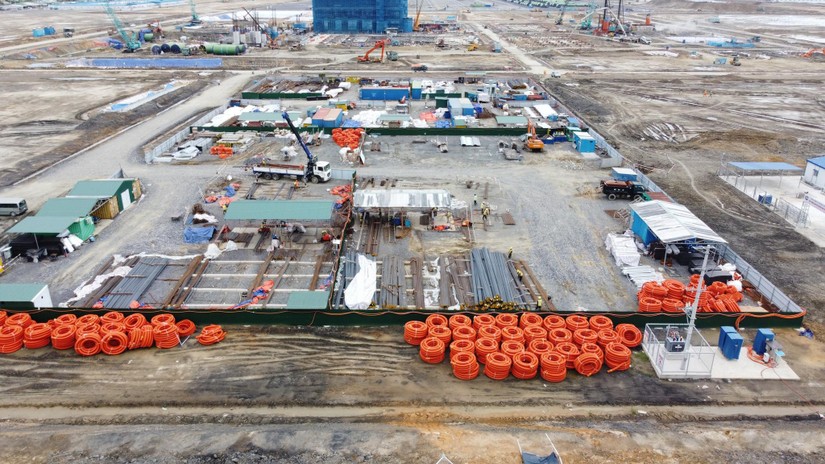 Nhà máy nhiệt điện Văn Phong 1 đang xây dựng
