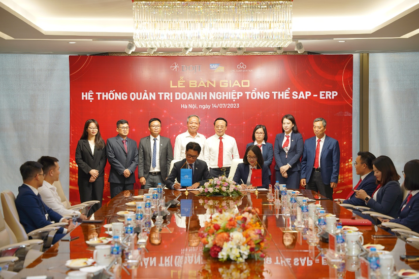 Tập đoàn DOJI và Tập đoàn CMC ký kết nghiệm thu bàn giao hệ thống SAP - ERP