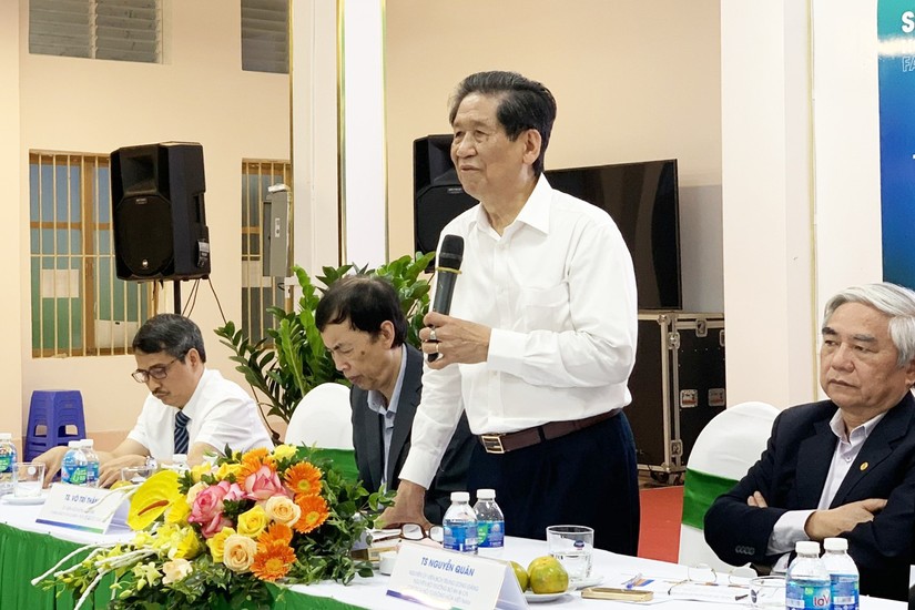 Ông Nguyễn Đoàn Thăng phát biểu tại họp báo.