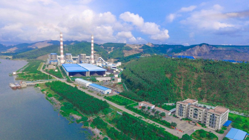 Toàn cảnh nhà máy Nhiệt điện Quảng Ninh. Ảnh: evngenco1.vn