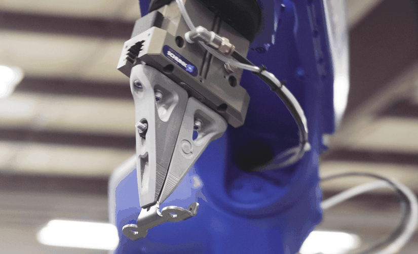 Tay gắp robot in 3D kim loại. Ảnh: aie.com.vn