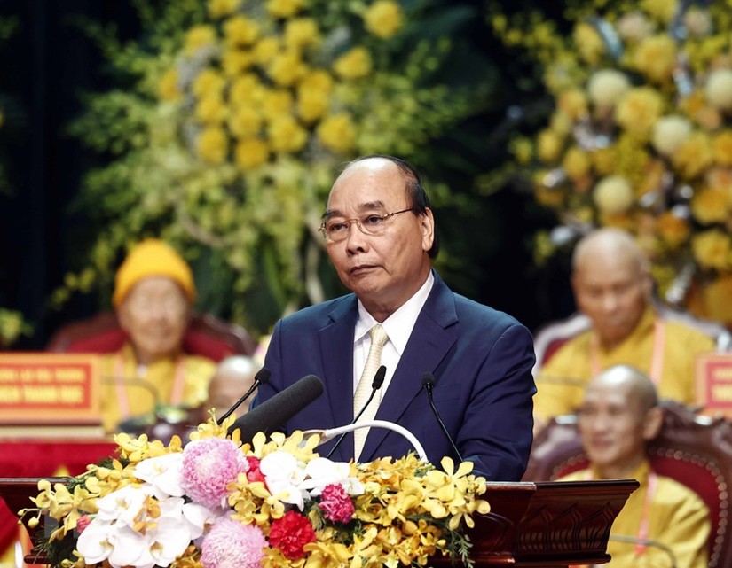 Chủ tịch nước Nguyễn Xuân Phúc phát biểu tại Lễ khai mạc. Ảnh: TTXVN