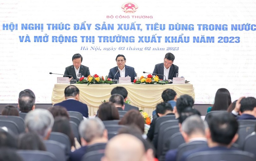Thủ tướng Chính phủ Phạm Minh Chính chủ trì Hội nghị. Ảnh: VGP
