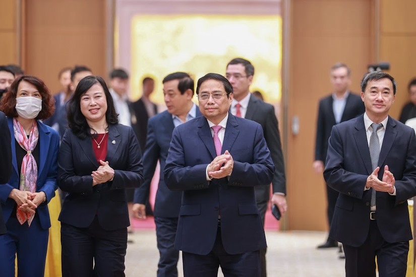 Thủ tướng Phạm Minh Chính đã chỉ trì hội nghị hội nghị triển khai công tác y tế năm 2023 của Bộ Y tế. Ảnh: VGP