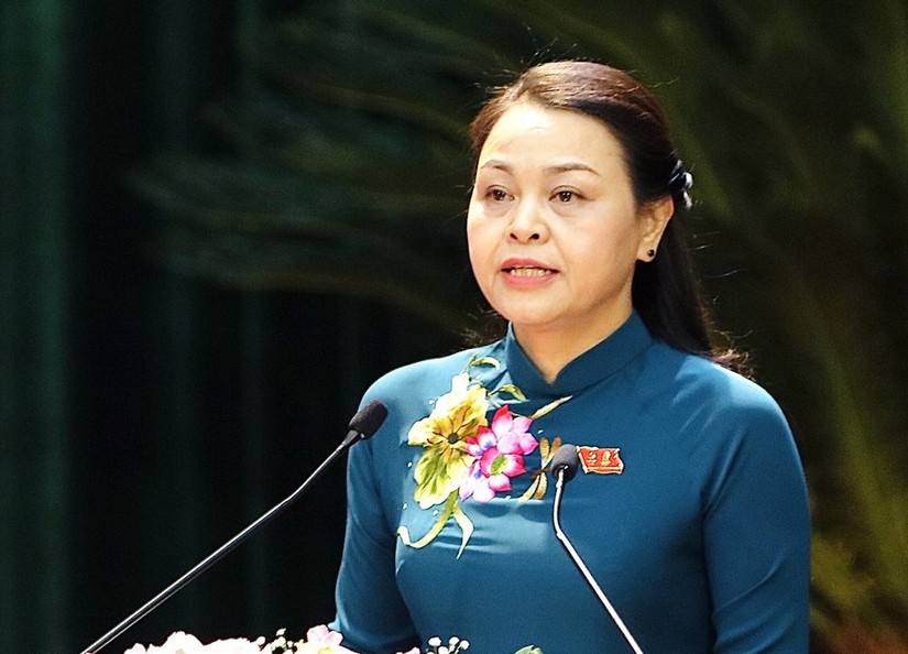 Bà Nguyễn Thị Thu Hà, tân Phó Chủ tịch - Tổng Thư ký Ủy ban Trung ương MTTQ Việt Nam. 