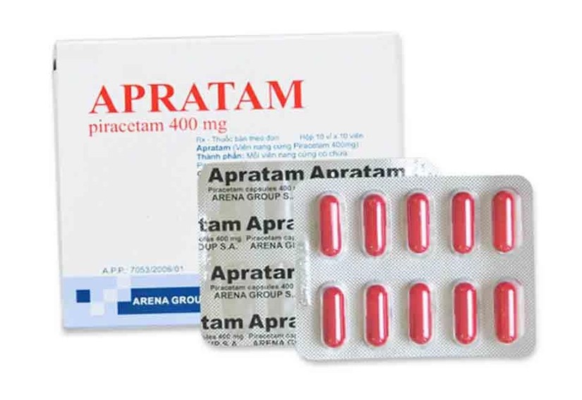 Thuốc Apratam, một trong số 15 loại thuốc bị thu hồi của Arena Group. 