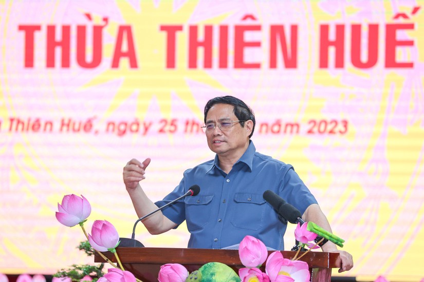 Thủ tướng yêu cầu tập trung xây dựng Thừa Thiên Huế thành trung tâm văn hóa, du lịch. Ảnh: VGP