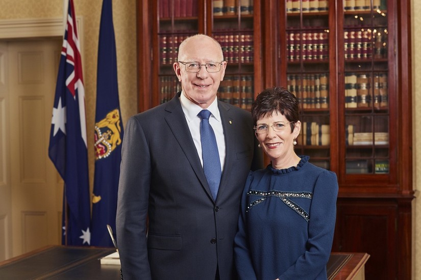 Toàn quyền Australia David Hurley và phu nhân. Ảnh: Governor-General of the Commonwealth of Australia.