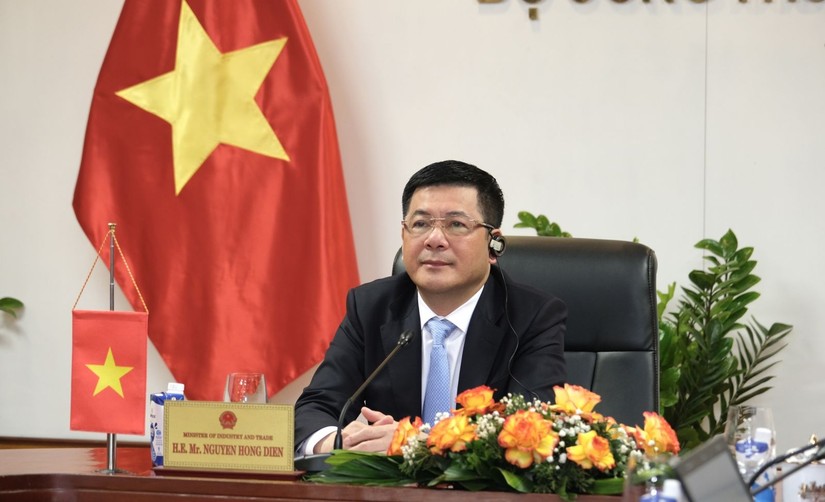 Bộ trưởng Bộ Công Thương Nguyễn Hồng Diên đã dẫn đầu đoàn đại biểu Việt Nam tham dự cuộc họp. Ảnh: Bộ Công Thương