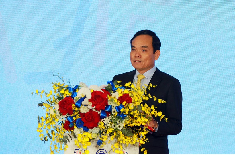 Phó Thủ tướng Trần Lưu Quang phát biểu khai mạc Hội nghị hợp tác giữa các địa phương Việt Nam - Pháp lần thứ 12. Ảnh: VGP