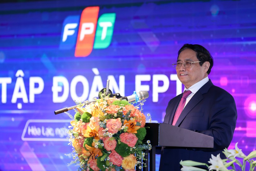 Thủ tướng Phạm Minh Chính cho biết Chính phủ sẽ tập trung, bố trí nguồn lực, tập trung cho đào tạo nhân lực, nhất là phát triển nguồn nhân lực chất lượng cao. Ảnh: VGP