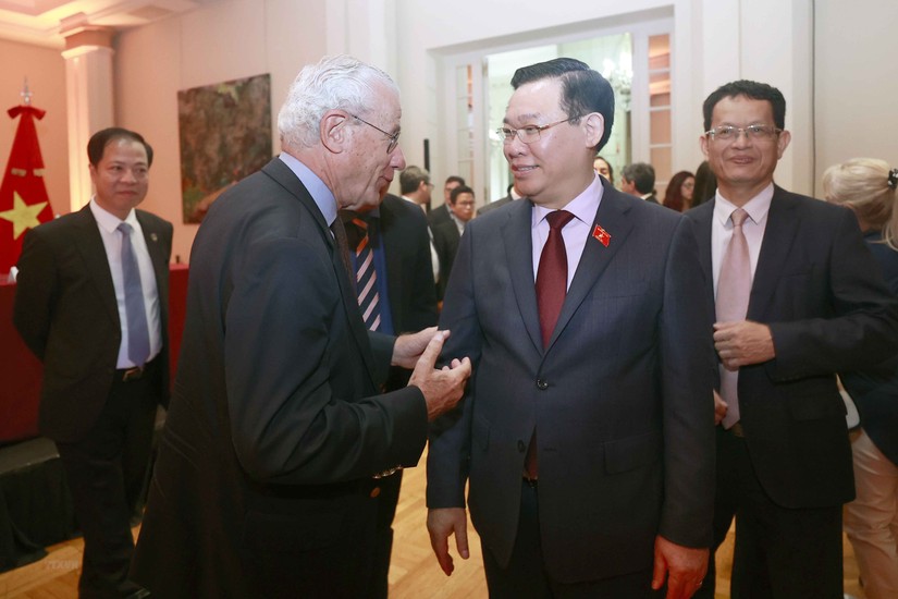 Chủ tịch Quốc hội Vương Đình Huệ đã dự lễ kỷ niệm "50 năm quan hệ ngoại giao Việt Nam - Argentina: Hiện tại và tương lai". Ảnh: TTXVN