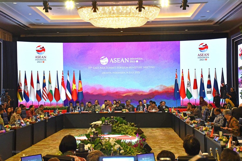 Toàn cảnh Hội nghị Bộ trưởng Ngoại giao các nước tham gia Hội nghị Cấp cao Đông Á (EAS). Ảnh: TTXVN