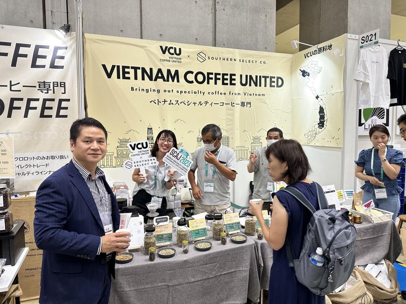 Tham gia triển lãm lần này có 4 gian hàng giới thiệu cà phê của Việt Nam. Ảnh: Bộ Công Thương
