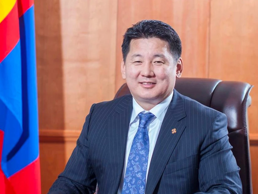 Tổng thống Mông Cổ Ukhnaagiin Khurelsukh. Ảnh: Reuters
