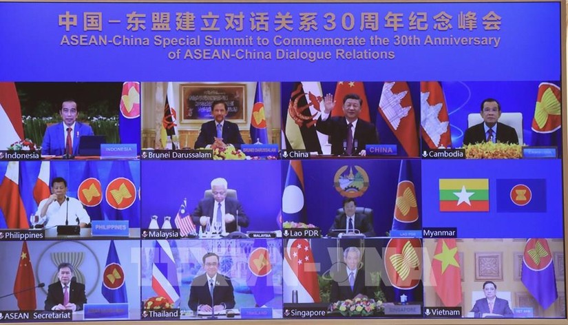  Hội nghị cấp cao đặc biệt kỷ niệm 30 năm quan hệ ASEAN-Trung Quốc. Ảnh: TTXVN