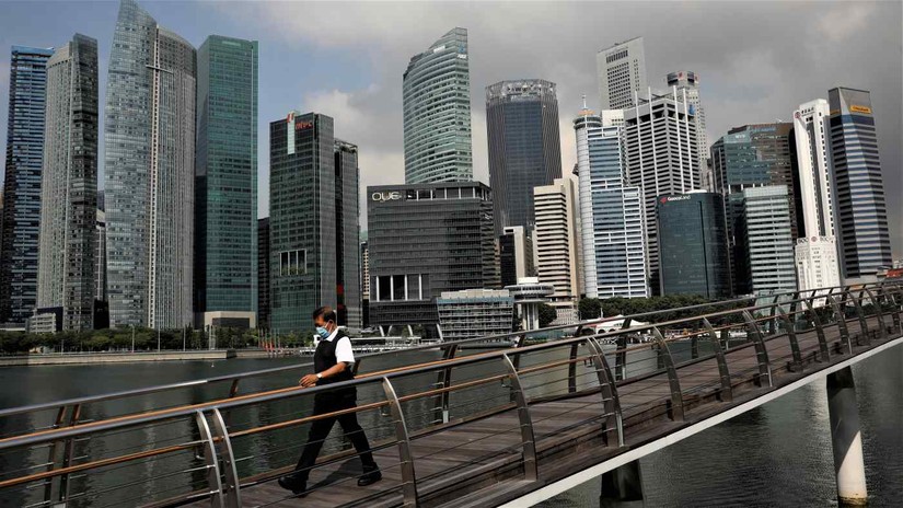 Đối với năm 2022, chính phủ Singapore dự kiến ​​tốc độ tăng trưởng GDP trong khoảng 3% đến 5%. Ảnh: Reuters