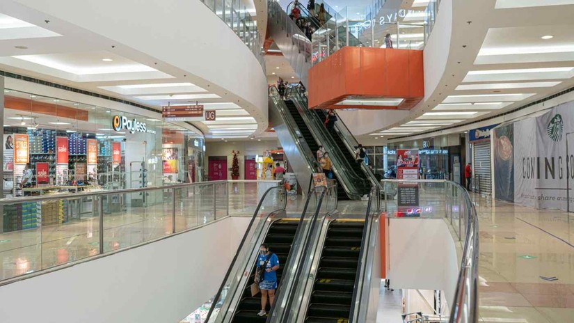 Một trung tâm mua sắm ở Manila. Lĩnh vực bán lẻ của Philippines bị chi phối bởi các công ty địa phương. Ảnh: Kimberly Dela Cruz
