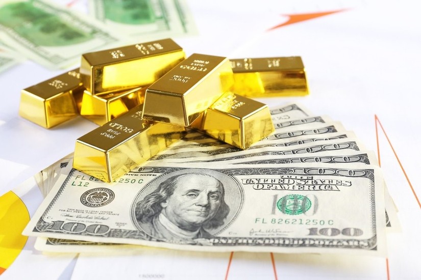Giá vàng trên thế giới biến động mạnh trước cuộc khủng hoảng Nga-Ukraine. Ảnh: Shutterstock