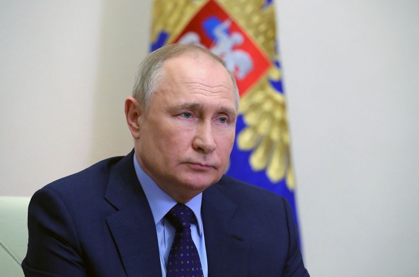 Tổng thống Nga Vladimir Putin ngày 12/4 cho biết, Kiev đã khiến cuộc đàm phán giữa các bên rơi vào bế tắc. Ảnh: Reuters