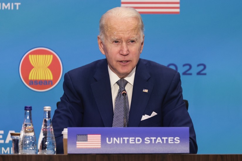Tổng thống Mỹ Joe Biden tại Hội nghị Cấp cao đặc biệt ASEAN - Mỹ. Ảnh: Reuters