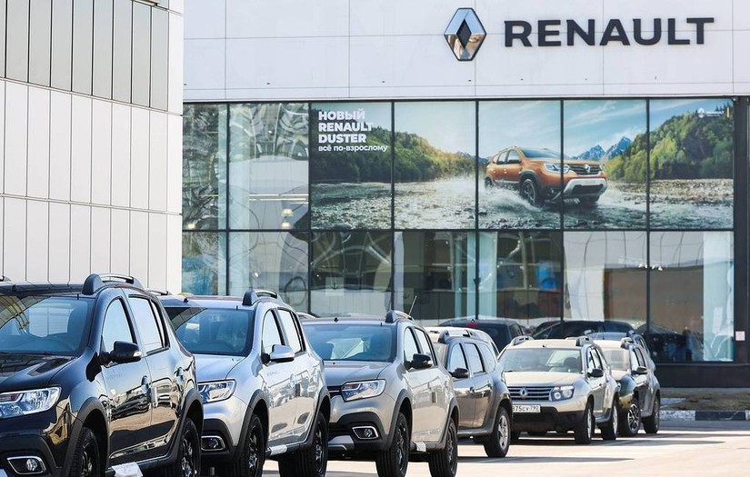 Hãng sản xuất ô tô Pháp Renault đạt được thỏa thuận bán tài sản ở Nga. Ảnh: TASS
