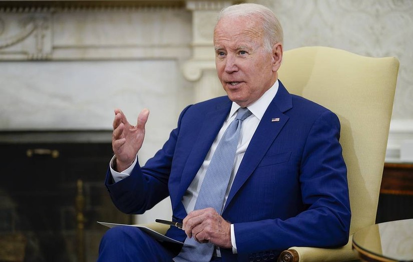 Tổng thống Mỹ Joe Biden công bố gói hỗ trợ vũ khí trị giá 700 triệu USD cho Ukraine. Ảnh: AP