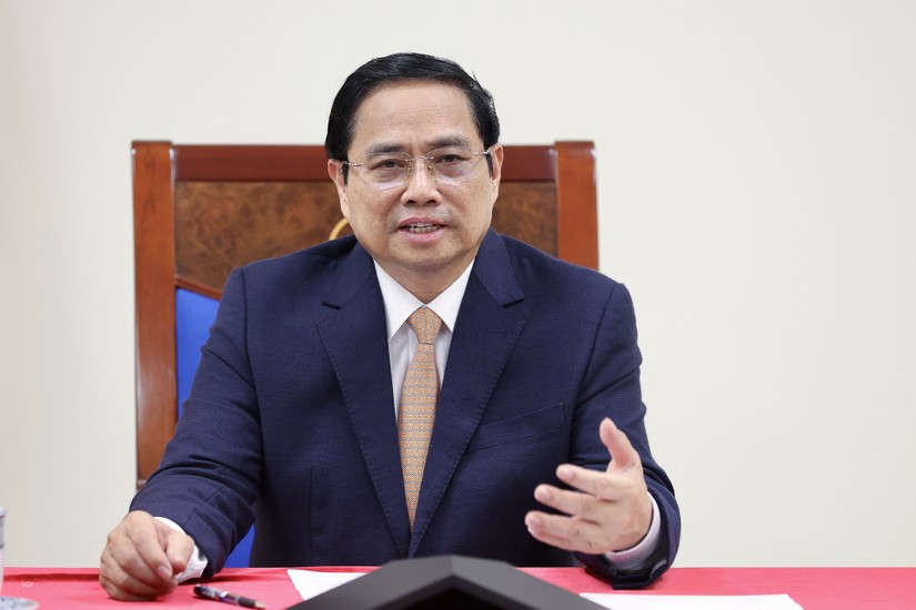 Thủ tướng Chính phủ Phạm Minh Chính khẳng định, Việt Nam luôn coi Hàn Quốc là đối tác chiến lược quan trọng và lâu dài. Ảnh: VGP