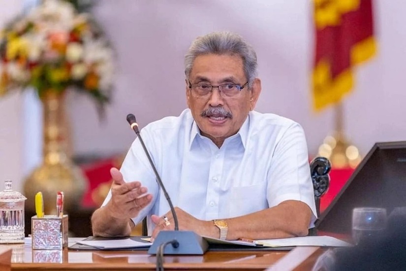 Tổng thống Sri Lanka Gotabaya Rajapaksa đã gửi email đơn từ chức tới Chủ tịch Quốc hội. Ảnh: AFP
