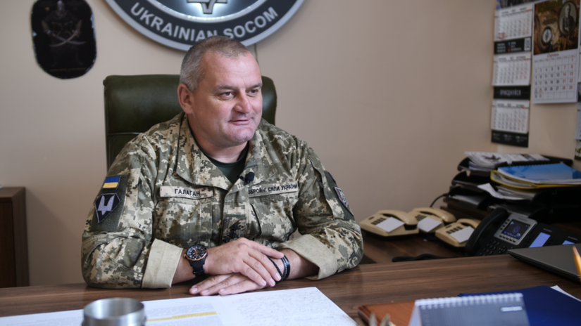 Ông Hryhoriy Halahan - chỉ huy Lực lượng Hoạt động Đặc biệt Ukraine là quan chức cấp cao tiếp theo bị cách chức. Ảnh: Ukrainian Security and Cooperation Center