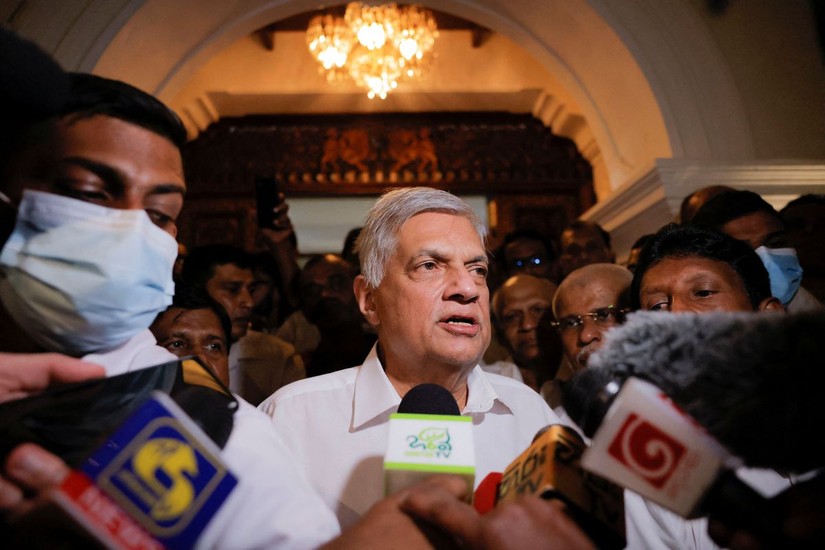Tân Tổng thống Sri Lanka Ranil Wickremesinghe. Ảnh: Reuters