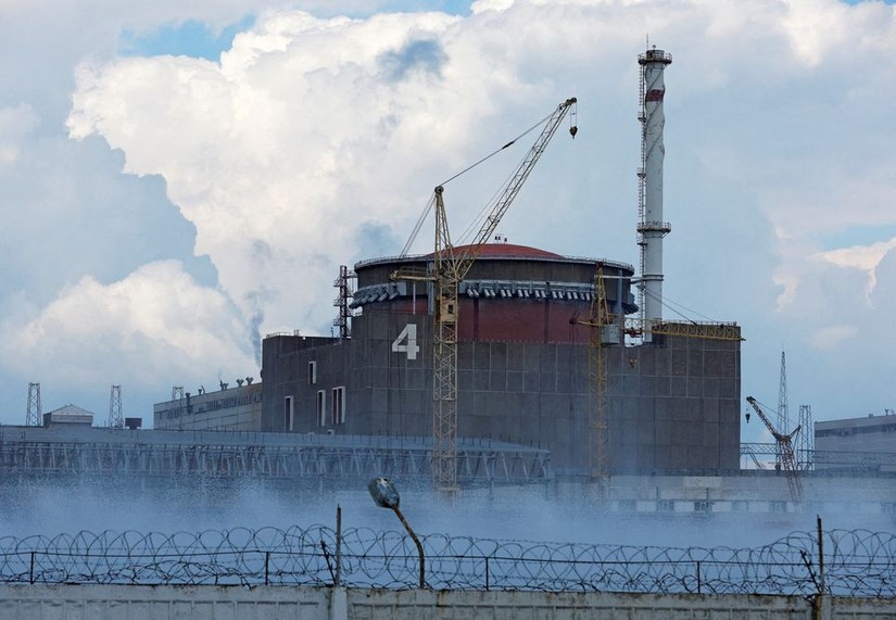 Nhà máy điện hạt nhân Zaporizhzhia trở thành một điểm nóng giao tranh trong cuộc xung đột giữa Nga và Ukraine. Ảnh: Reuters