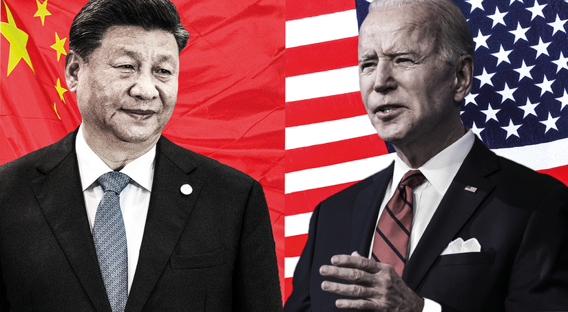 Chủ tịch Trung Quốc Tập Cận Bình và Tổng thống Mỹ Joe Biden. Ảnh: Trends Research