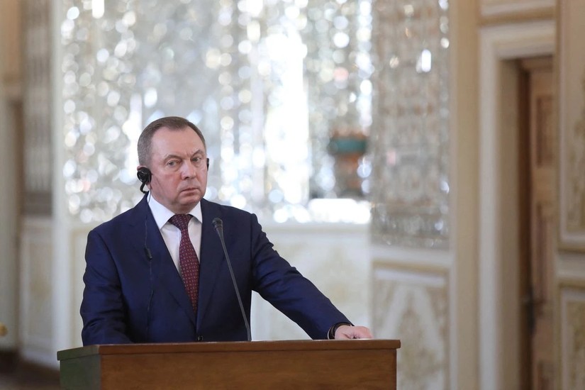 Ngoại trưởng Belarus Vladimir Makey. Ảnh: Reuters