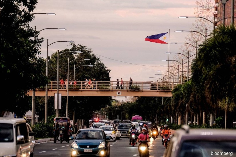 Nền kinh tế Philippines được dự đoán sẽ tăng trưởng 6,0%-7,0% trong năm 2023. Ảnh: Bloomberg