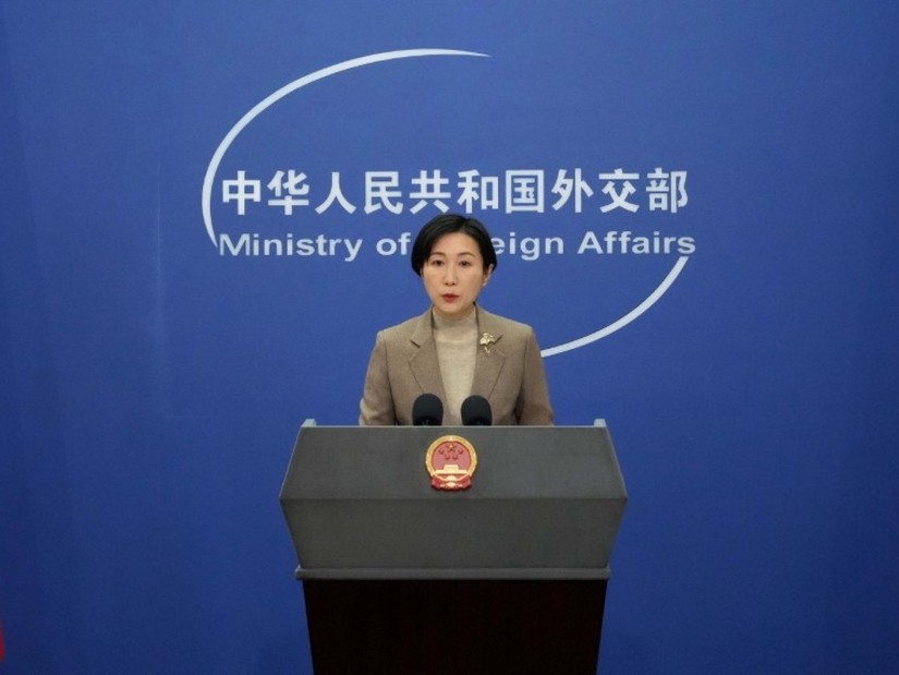 Người phát ngôn Bộ Ngoại giao Trung Quốc Mao Ninh. Ảnh: AFP