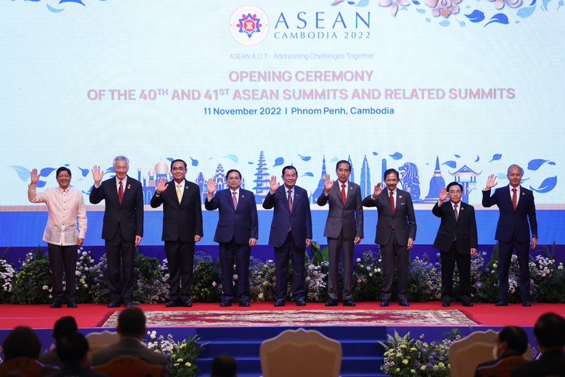 Lễ khai mạc Hội nghị Cấp cao ASEAN lần thứ 40, 41 và các hội nghị liên quan, ngày 11/11/2022. 