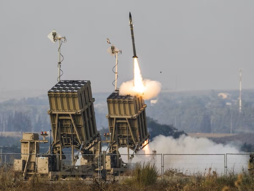 Hệ thống phòng thủ tên lửa "Vòm Sắt" của Israel. Ảnh: Getty Images