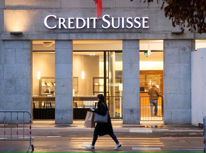 Ngân hàng Thụy Sỹ Credit Suisse. Ảnh: Reuters