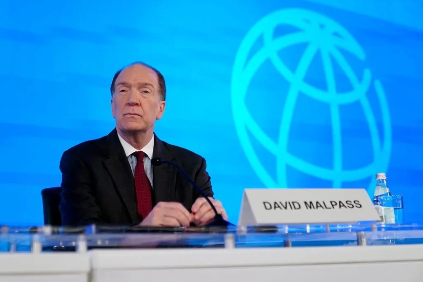 Chủ tịch Ngân hàng Thế giới (WB) David Malpass. Ảnh: AP