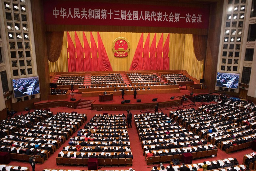 Trung Quốc tổ chức 2 cuộc họp chính trị lớn gồm Đại hội Đại biểu Nhân dân Toàn quốc (NPC) và Hội nghị Hiệp thương Chính trị Nhân dân Trung Quốc (CPPCC). Ảnh: Xinhua