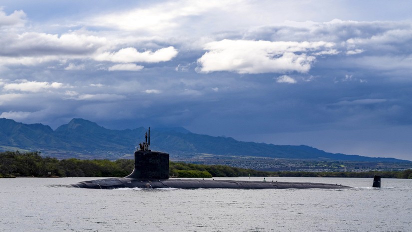 Tàu ngầm tấn công lớp Virginia USS Missouri (SSN 780) của Hải quân Mỹ. Ảnh: AP