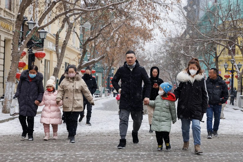 Thủ đô Bắc Kinh (Trung Quốc) ghi nhận mức suy giảm dân số lần đầu tiên từ năm 2003. Ảnh: Reuters