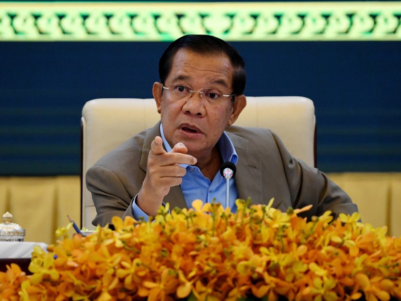 Thủ tướng Campuchia Hun Sen. Ảnh: AFP